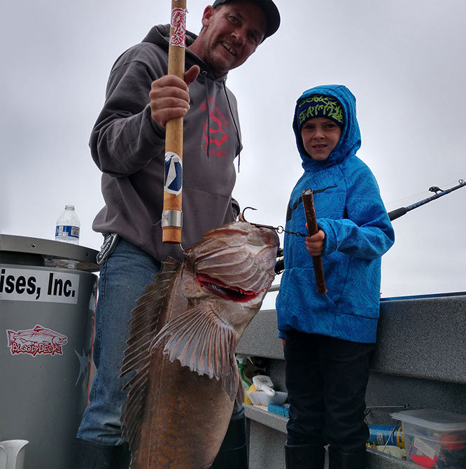 Sekiu, WA Lingcod Fishing Charter Photo Gallery